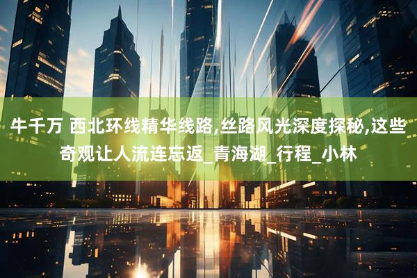 牛千万 西北环线精华线路,丝路风光深度探秘,这些奇观让人流连忘返_青海湖_行程_小林