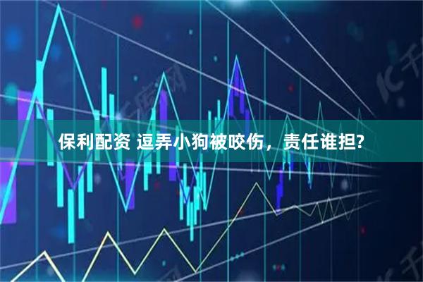 保利配资 逗弄小狗被咬伤，责任谁担?